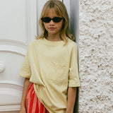 Pocket Graphic Tee- Fruit- Vintage Yellow