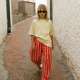 Pocket Graphic Tee- Fruit- Vintage Yellow