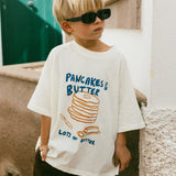 Graphic Tee- Pancakes & Butter- Cream