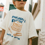 Graphic Tee- Pancakes & Butter- Cream