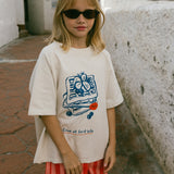Graphic Tee- Waffles- Sand