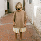 Retro Twill Shorts- Sunny Daze