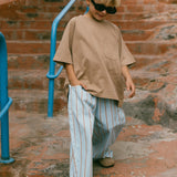 Retro Twill Pants- Blueberry Muffin