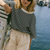 Cargo Wide Leg Shorts- Cream