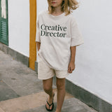 Graphic Tee- Creative Director- Sand