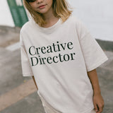 Graphic Tee- Creative Director- Sand