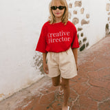 Graphic Tee- Creative Director- Red