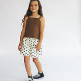Ribbed Tank- Brown