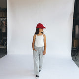 Ribbed Tank- White