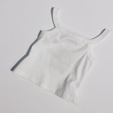 Ribbed Tank- White