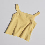Ribbed Tank- Yellow
