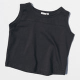 Boxy Tank- Charcoal