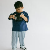 Baggy Tee- Bright Navy