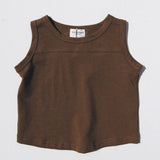 Boxy Tank- Brown