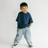 Baggy Tee- Bright Navy