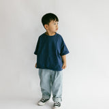 Baggy Tee- Bright Navy
