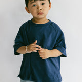 Baggy Tee- Bright Navy