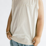 Boxy Tank- Cream