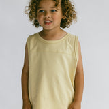 Boxy Tank- Pale Yellow