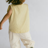 Boxy Tank- Pale Yellow