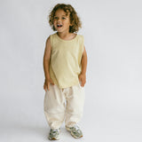 Boxy Tank- Pale Yellow