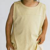 Boxy Tank- Pale Yellow