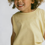 Boxy Tank- Pale Yellow