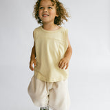 Boxy Tank- Pale Yellow