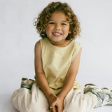 Boxy Tank- Pale Yellow
