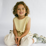 Boxy Tank- Pale Yellow