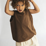 Boxy Tank- Brown