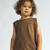 Boxy Tank- Brown
