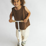 Boxy Tank- Brown