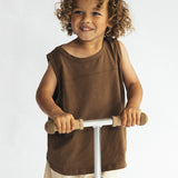 Boxy Tank- Brown