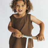 Boxy Tank- Brown