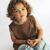 Boxy Tank- Brown