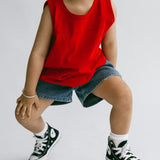 Boxy Tank- Red