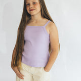 Ribbed Tank- Lavender