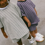 Coconut Cream Stripe Tee