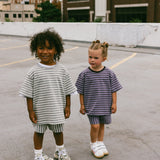 Blackberry Stripe Tee