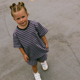 Blackberry Stripe Tee