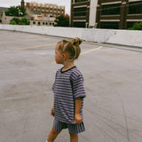Blackberry Stripe Tee