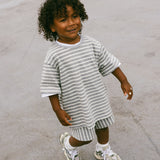 Coconut Cream Stripe Tee
