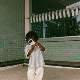 Coconut Cream Stripe Tee