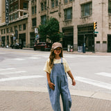 Oversized Overalls- Denim