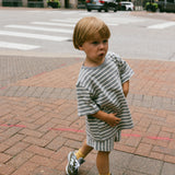 Coconut Cream Stripe Shorts