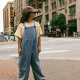 Oversized Overalls- Denim