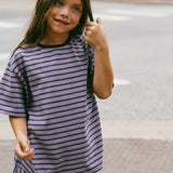 Blackberry Stripe Tee