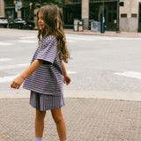 Blackberry Stripe Shorts