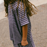 Blackberry Stripe Tee